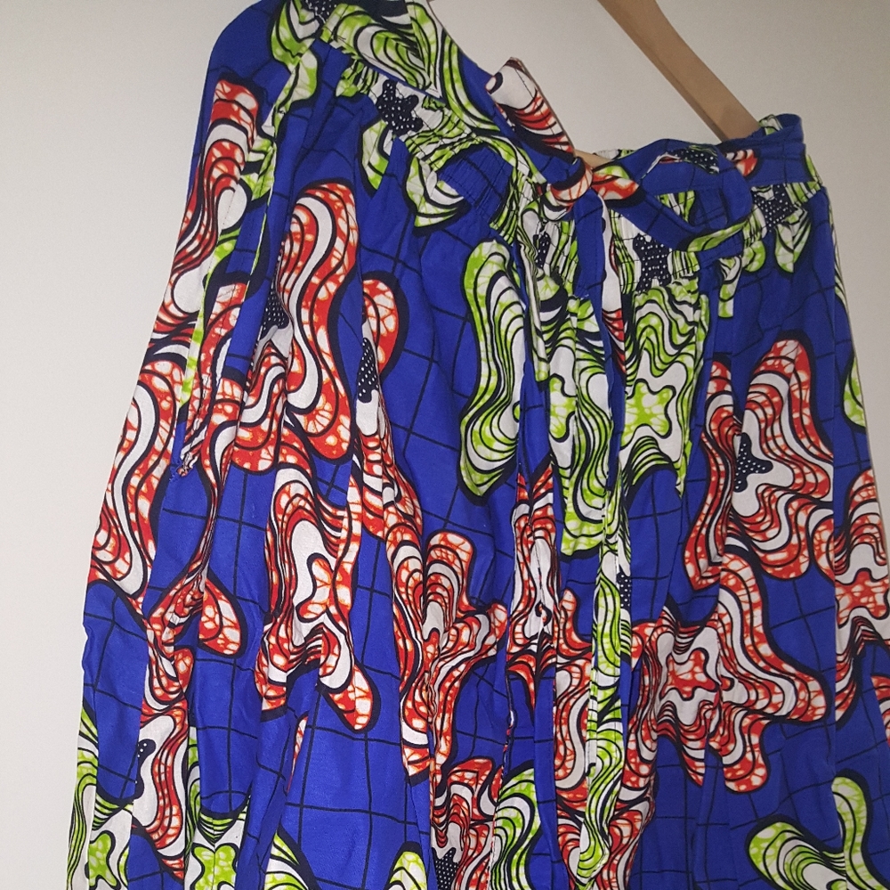 African Inspired Multicolor Floor Length S…